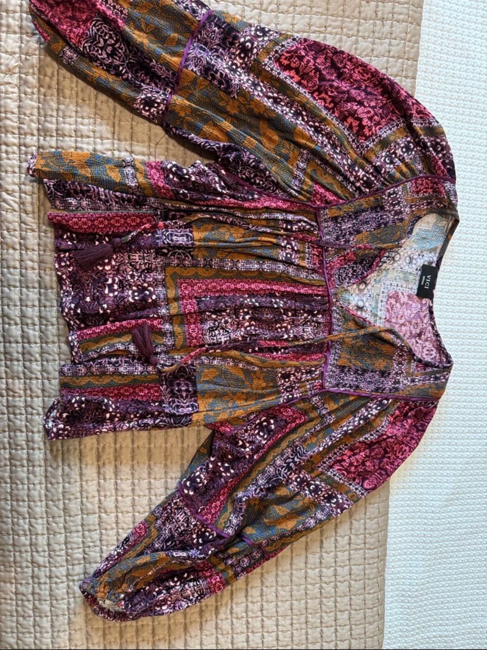 Vici Patchwork Top